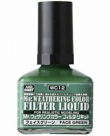 Mr. Weathering Color Filter Liquid Face Green WC12