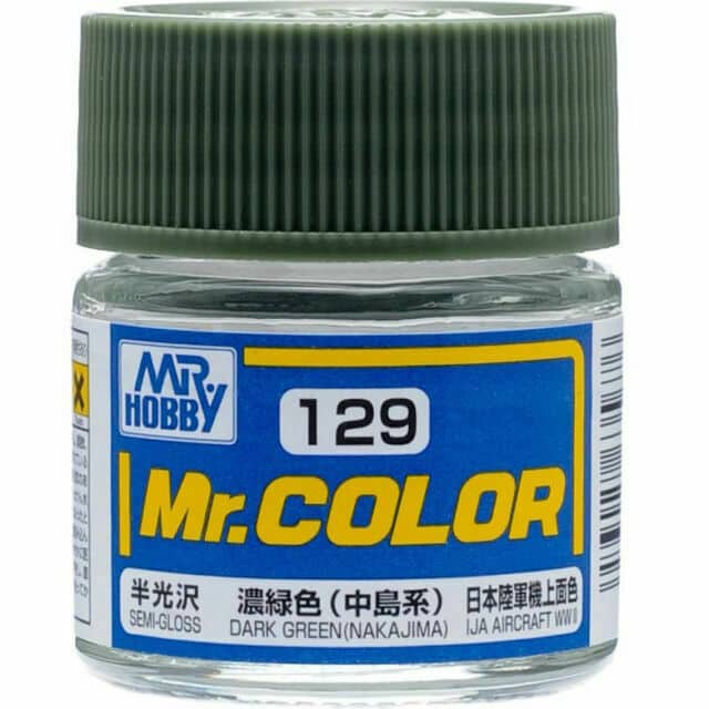 Mr. Color Semi Gloss Dark Green Nakajima C129