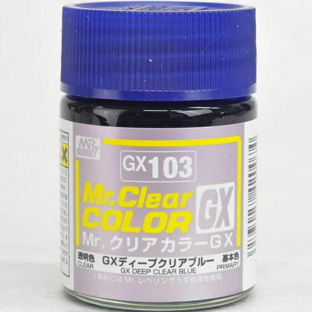 Mr. Clear Color GX Gloss Deep Clear Blue GX103