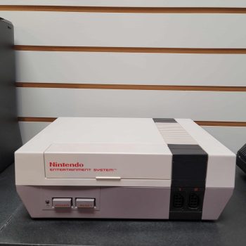 Used Nintendo NES System. Tested for functionality. Power cable, RF Cable and 1 controller included. The Nintendo NES System was originally released in 1985 and would go on to dominate 30% of U.S. households by 1989. Many of us may remember playing classic games like Super Mario Bros. or Duck Hunt, while these games are not included in our retro system today this will allow you the freedom to play those old cartridges and bring back the glory of blowing on your games. Pick up your own Nintendo NES System today. Lastly, be sure to check out our other NES and Video Game sections as well.