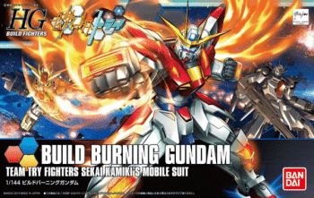 Gundam Build Fighters 1/144 High Grade Build Burning Gundam Pose 1