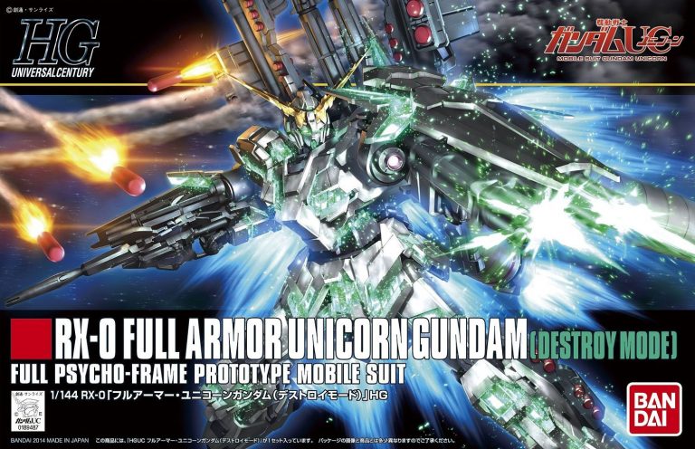 High Grade RX-0 Full Armor Unicorn Gundam Destroy Mode