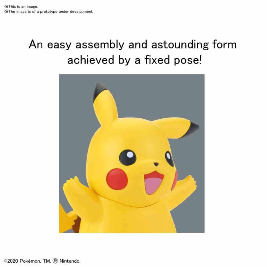 Pokemon Model Kit Quick!! Pikachu Pose 3