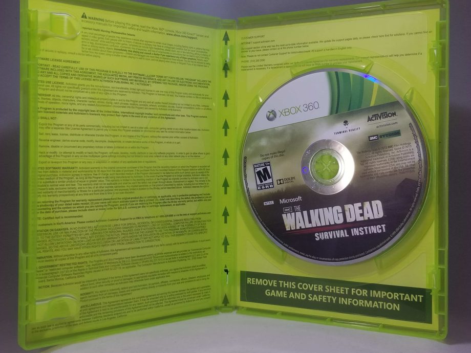 The Walking Dead Survival Instinct Disc