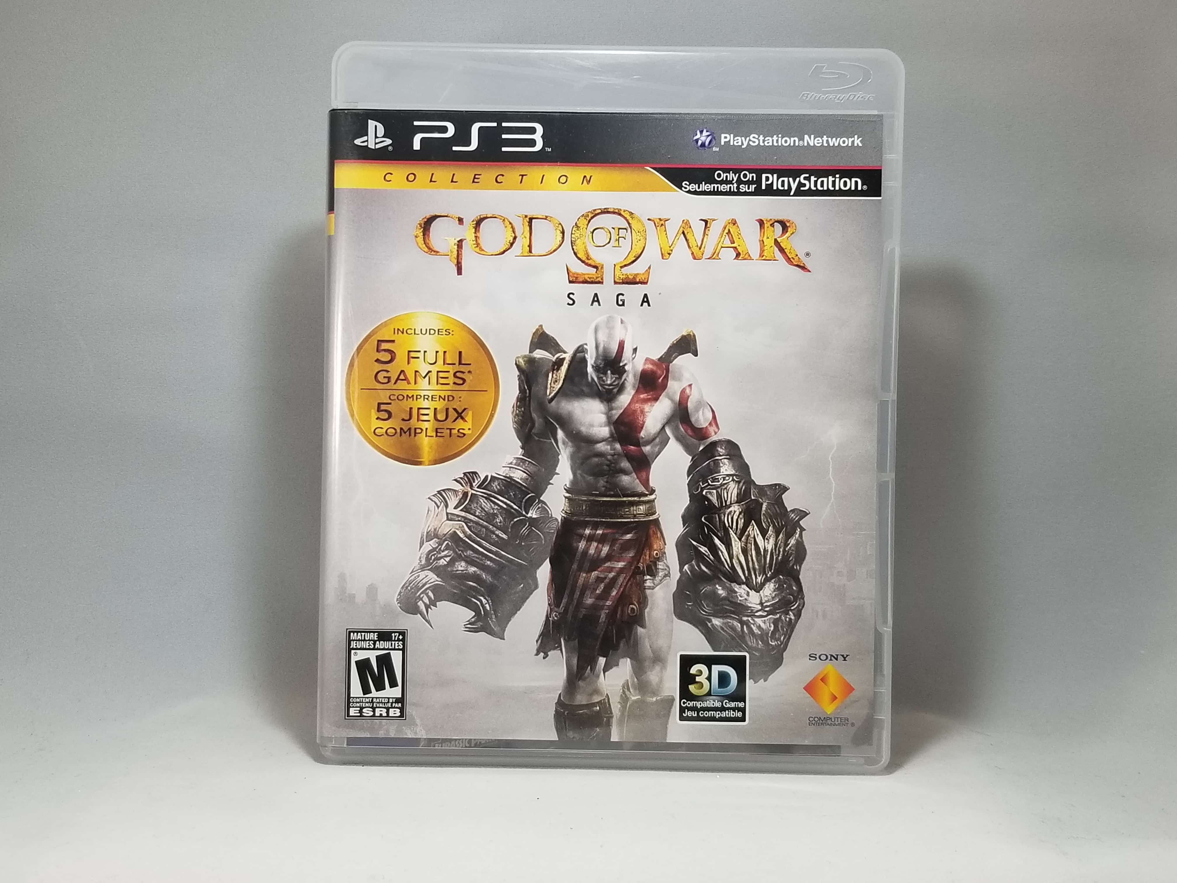  PS3 God of War: Saga Collection - 2 Disc : Sony Computer  Entertainme: Video Games