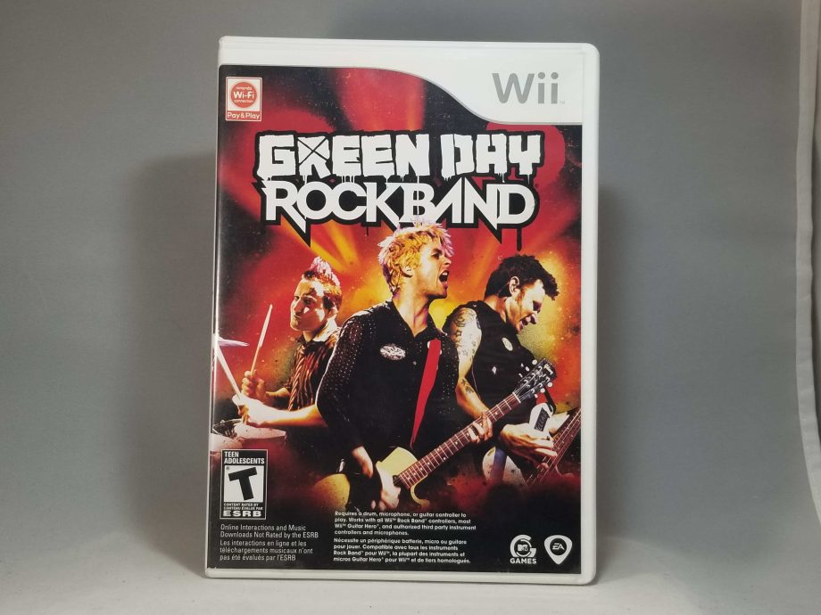 Green Day Rock Band Front