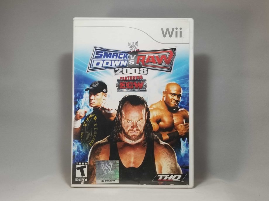 WWE SmackDown VS Raw 2008 Front