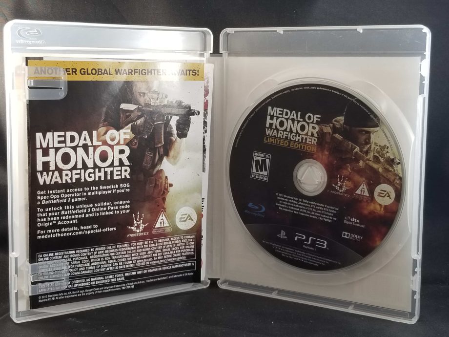 Medal Of Honor Warfighter Limited Edition Disc