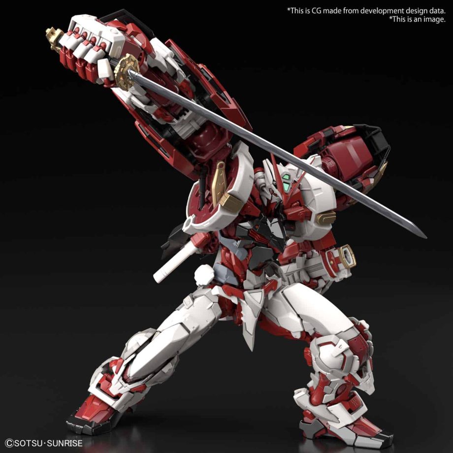 Hi-Resolution Gundam Astray Red Frame Powered Red Pose 2