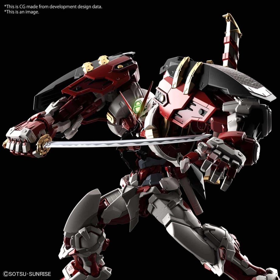 Hi-Resolution Gundam Astray Red Frame Powered Red Pose 3