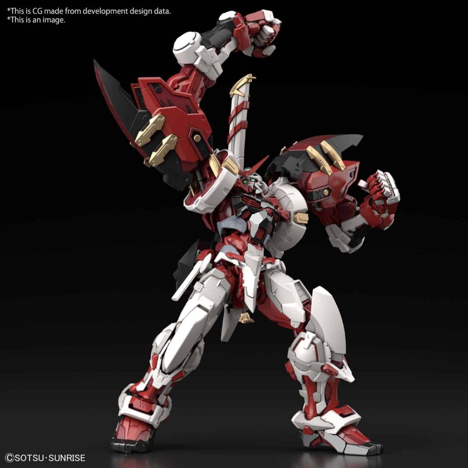Hi-Resolution Gundam Astray Red Frame Powered Red Pose 4