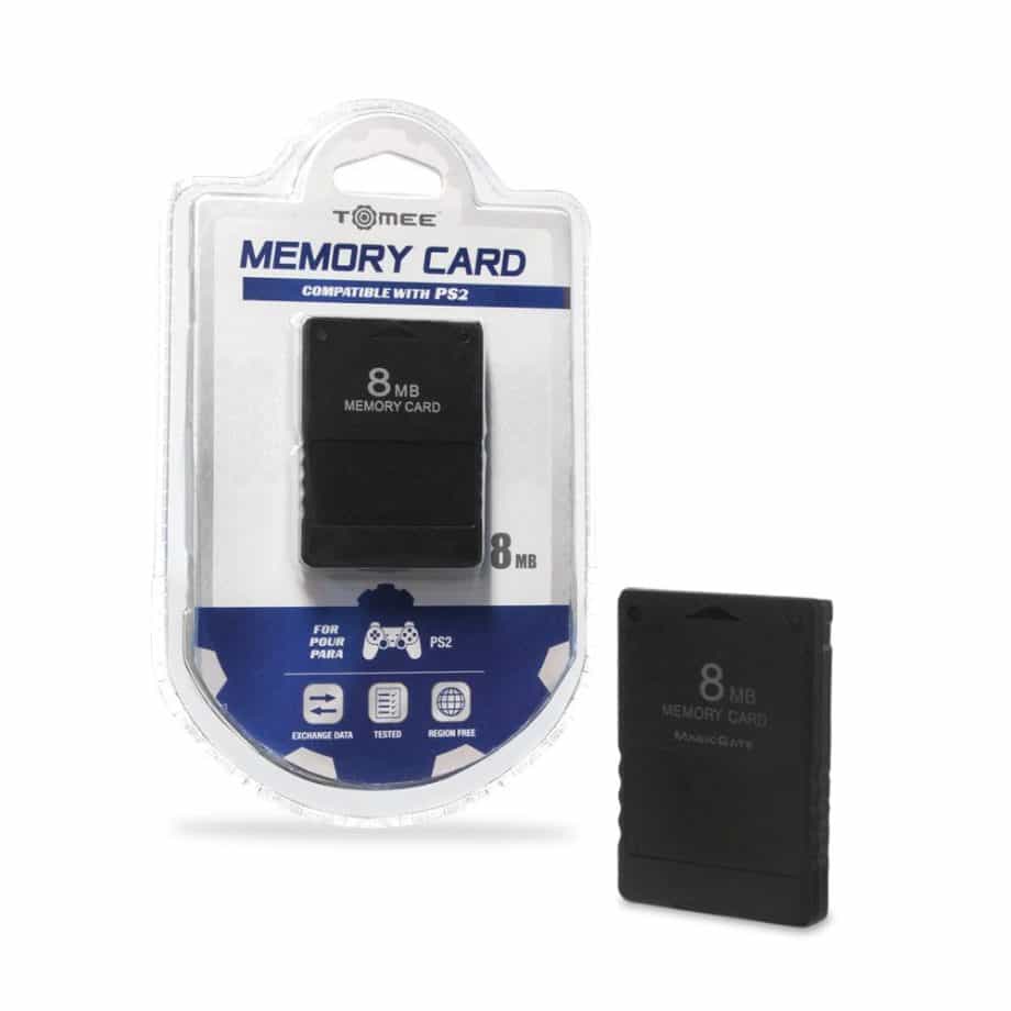 8MB Memory Card For PS2 Pose 1