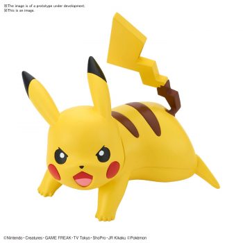 Pokemon Model Kit Quick!! Pikachu Battle Pose Pose 1