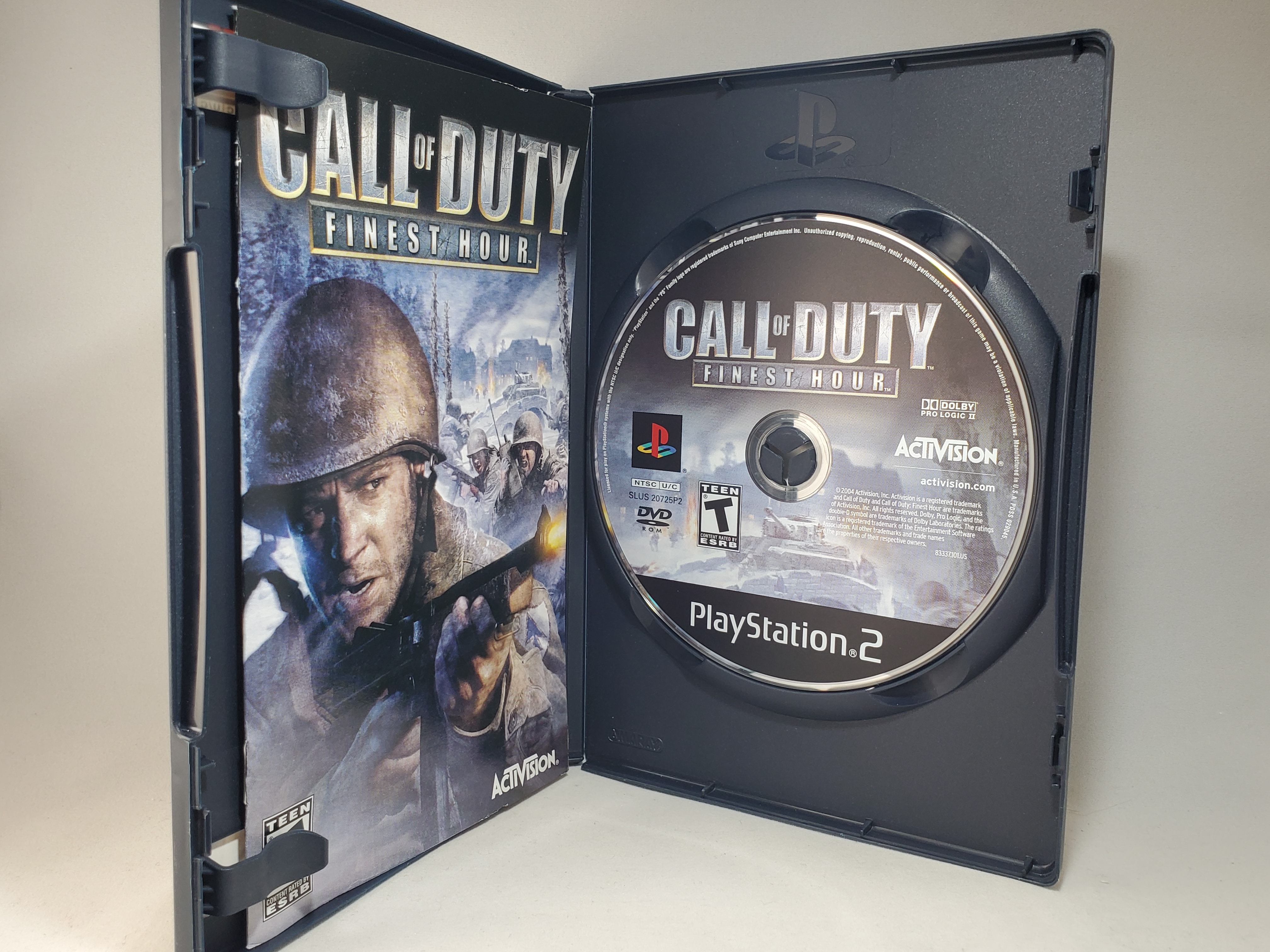 Call of Duty: Finest Hour (Sony PlayStation 2, 2004) for sale online
