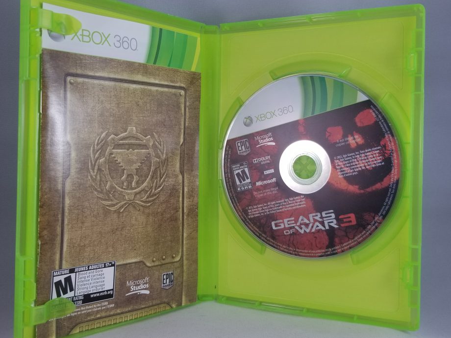 Gears Of War 3 Disc