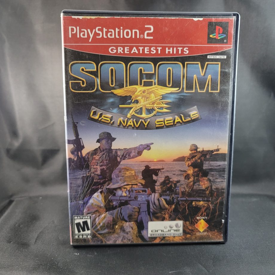 Used copy of SOCOM US Navy Seals for the Playstation 2. Order your copy of SOCOM US Navy Seals today! Lastly, be sure to check out our other Playstation 2 and Video Game sections as well!