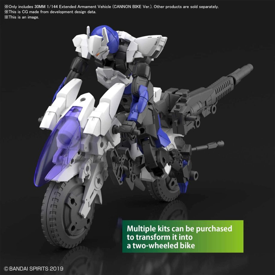 Extended Armament Vehicle Cannon Bike Pose 1