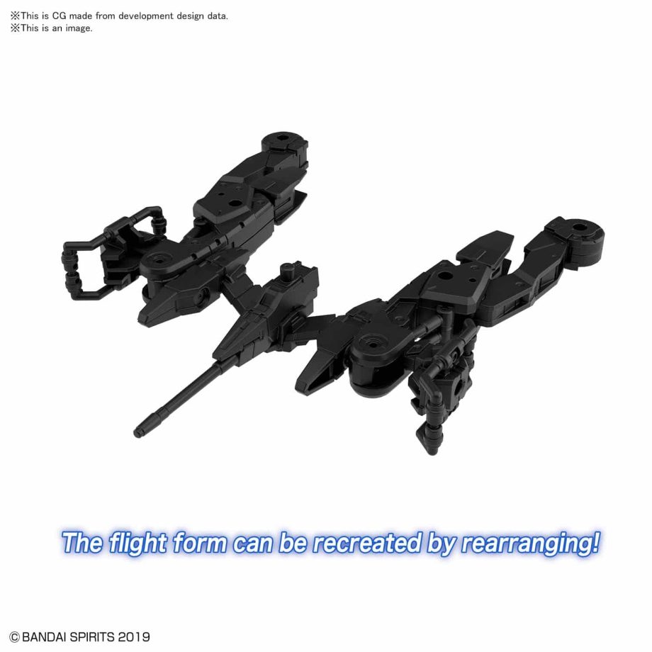 Extended Armament Vehicle Space Craft Ver. Black Pose 3