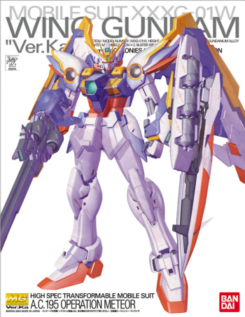 Gundam Wing 1/100 Master Grade XXXG-01W Wing Gundam Ver. Ka