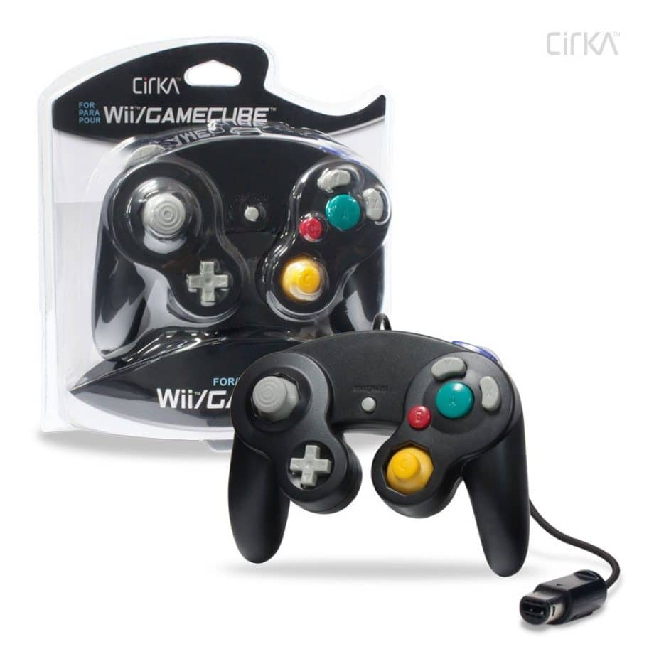Cirka Black Wired Controller for Gamecube/Wii