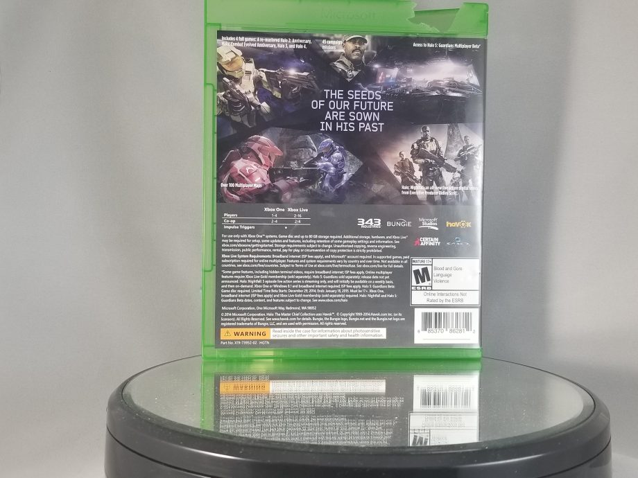 Halo The Master Chief Collection Back