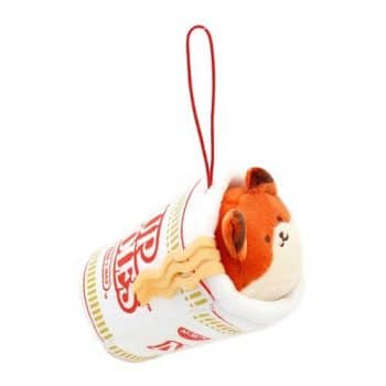 Cup Noodles Foxiroll Plush Keychain