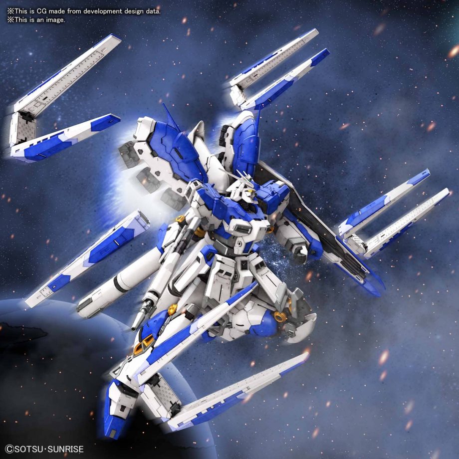 1/144 Real Grade Hi-Nu Gundam Pose 1