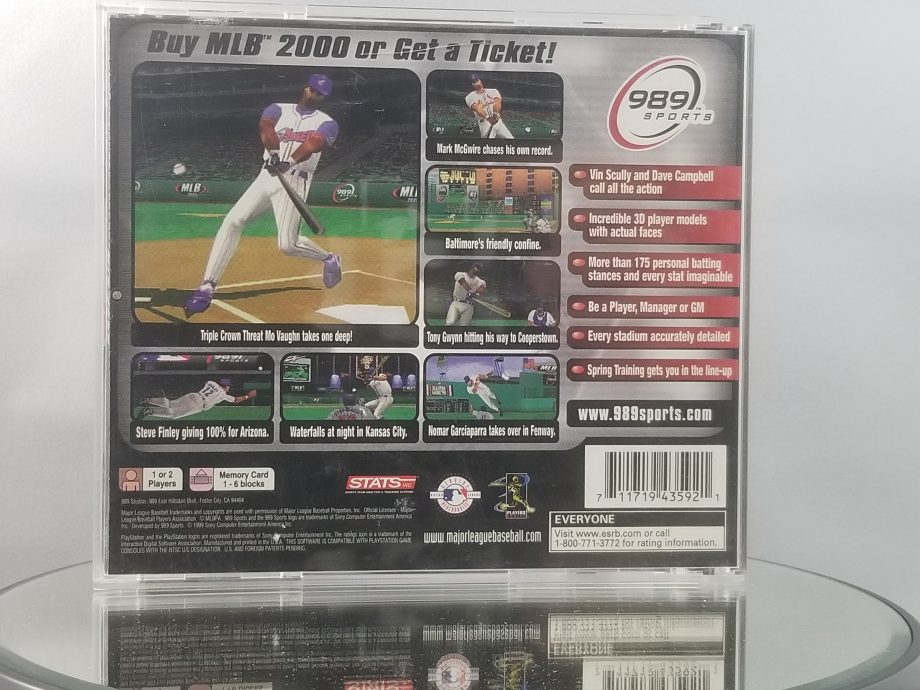 MLB 2000 Back