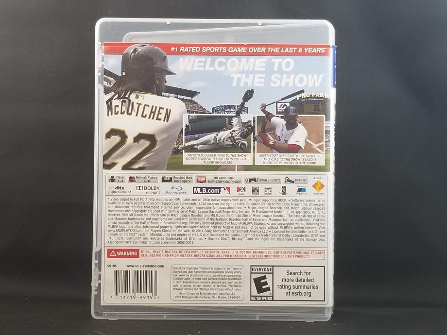 MLB 14 The Show Back