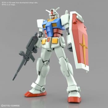 Entry Grade RX-78-2 Full Weapons Set Pose 1