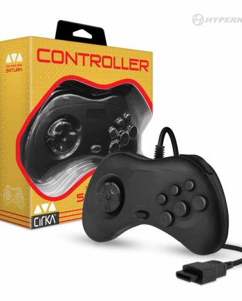 Cirka Black Controller for Sega Saturn