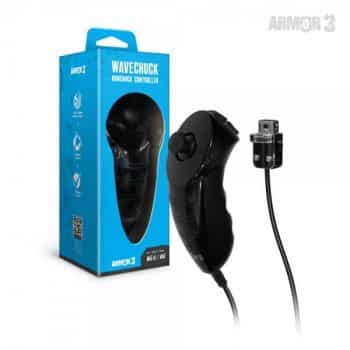 NuWave Black Nunchuck Controller with Nu+ for Wii