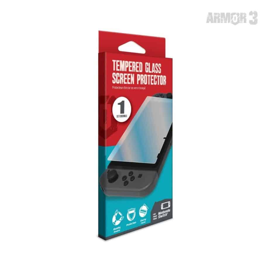 Listen up, grunts! If I see one scratch on that screen, you're out of here faster than a toupee in a hurricane! With Armor3's Tempered Glass Screen Protector for the Nintendo Switch®, you can make sure to keep your equipment spotless, scratch less, and combat ready. The enemy and your screen will be clear as day.