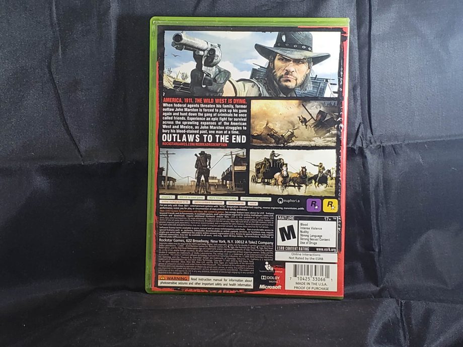 Red Dead Redemption Special Edition Back
