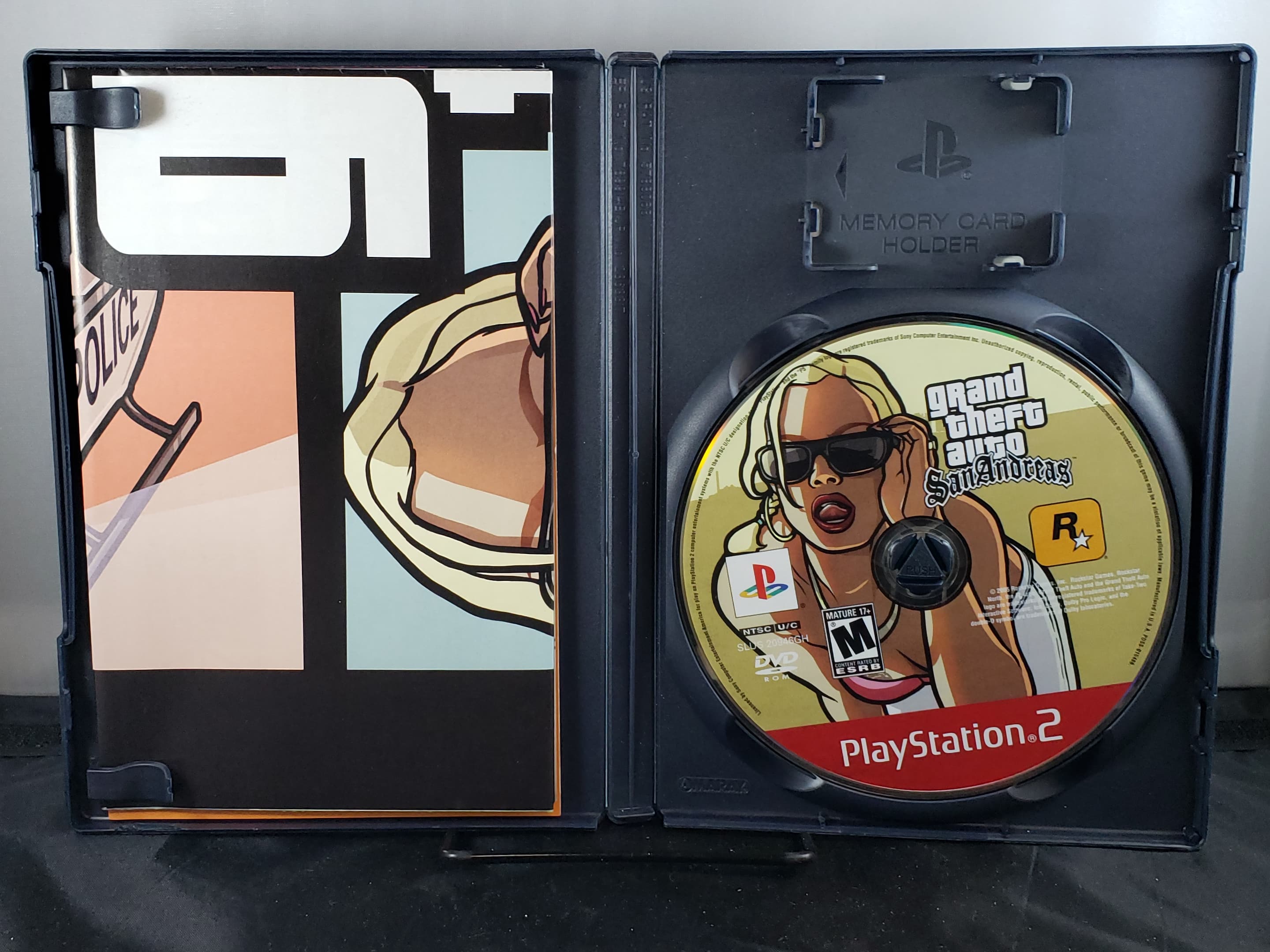 GTA: Grand Theft Auto: San Andreas (PS2) USED B/U Disk