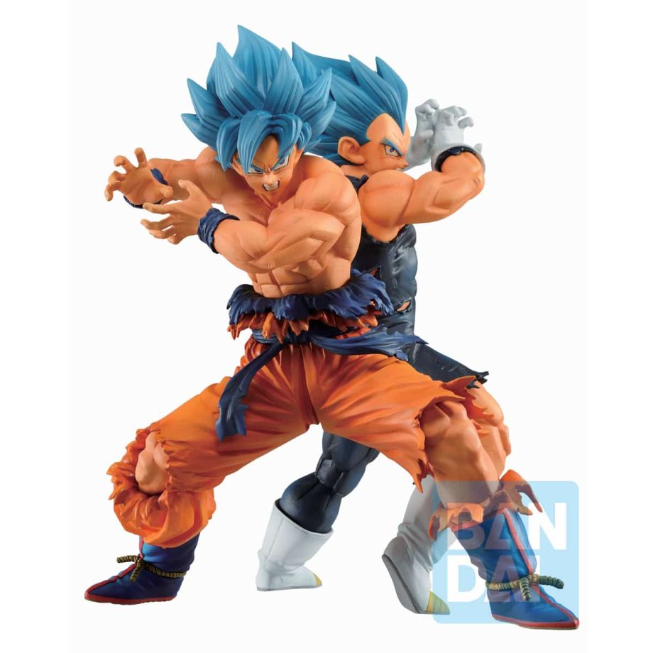 Dragon Ball Ichibansho VS Omnibus Super Super Sayian Blue Goku & Vegeta Pose 3