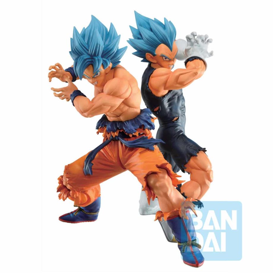 Dragon Ball Ichibansho VS Omnibus Super Super Sayian Blue Goku & Vegeta Pose 2