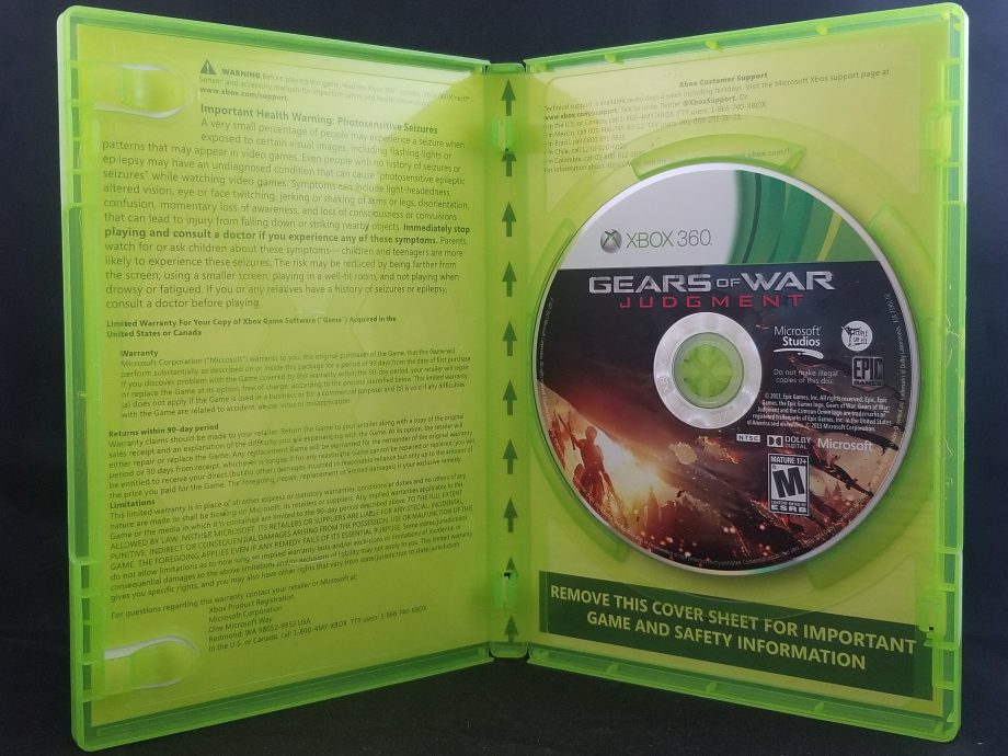 Gears Of War Judgment Disc