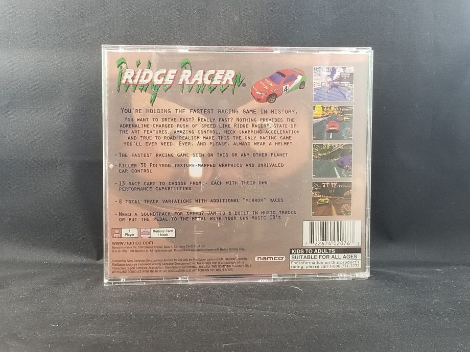 Ridge Racer Back