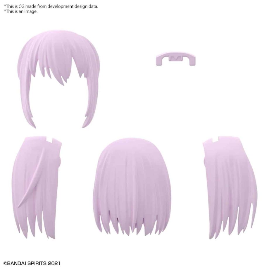 Option Hair Style Parts Volume 4 Pink 2
