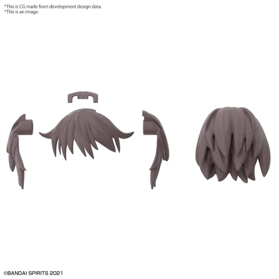 Option Hair Style Parts Volume 4 Brown 2