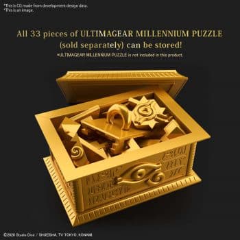 Gold Sarcophagus For Millennium Puzzle Pose 1