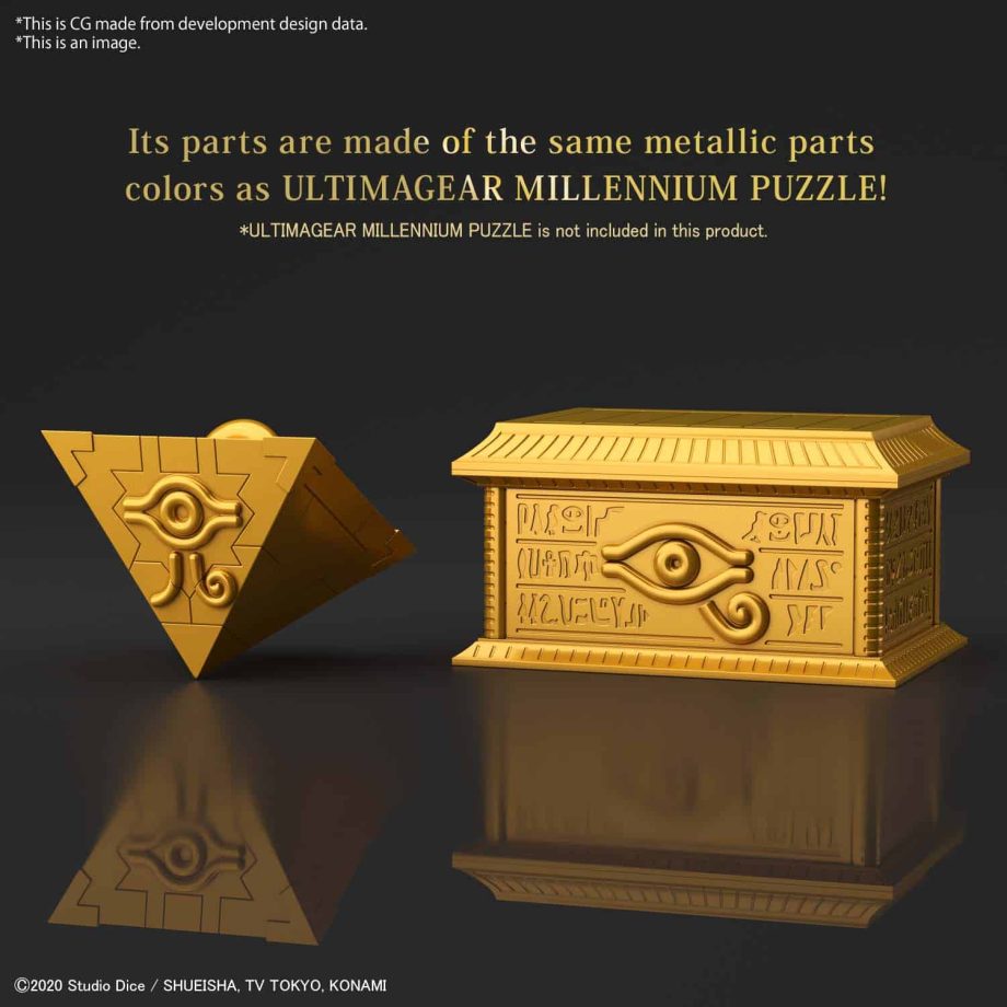 Gold Sarcophagus For Millennium Puzzle Pose 2