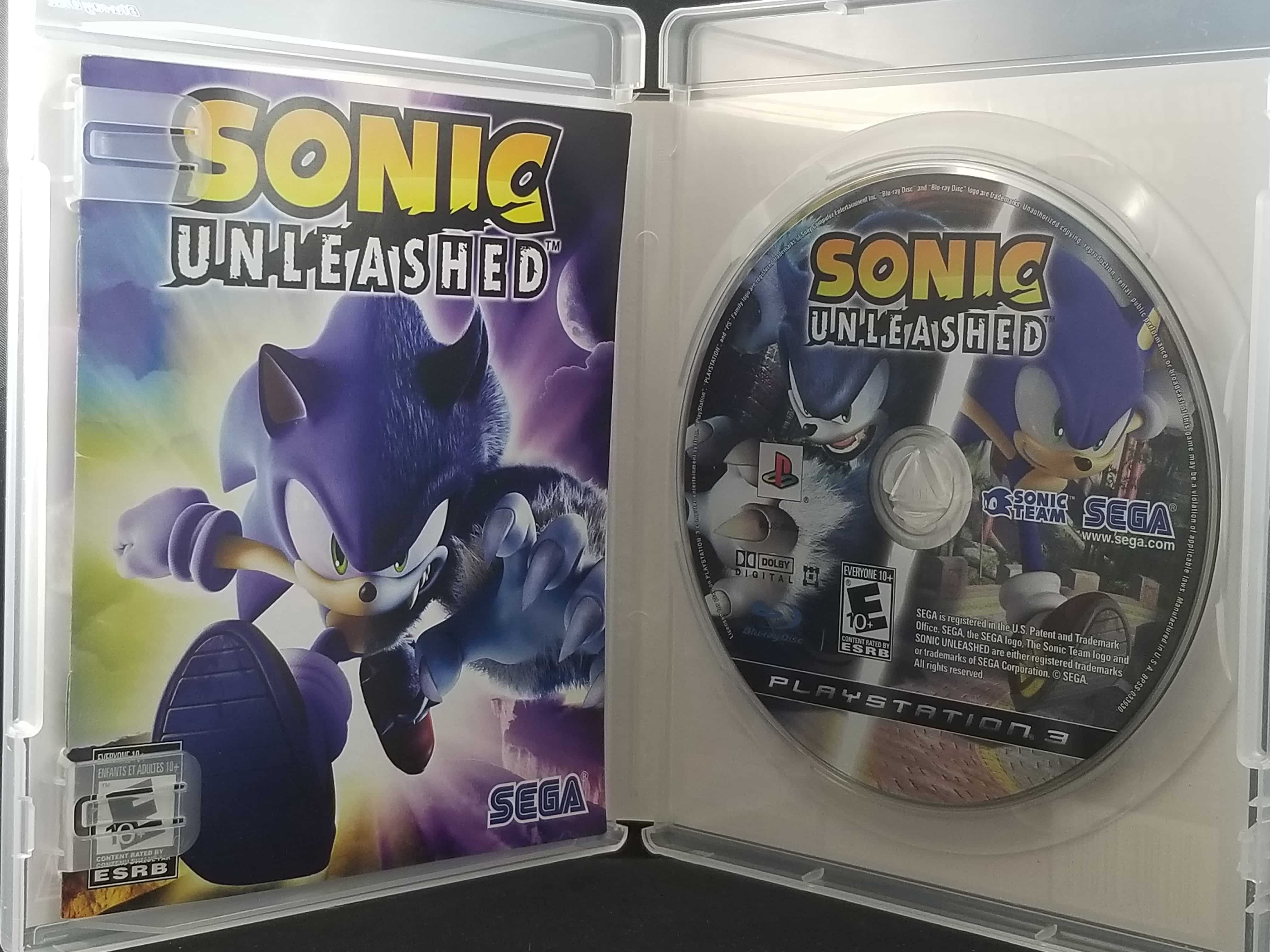 Sonic Unleashed PS3 PlayStation 3 AD - (See Pics)