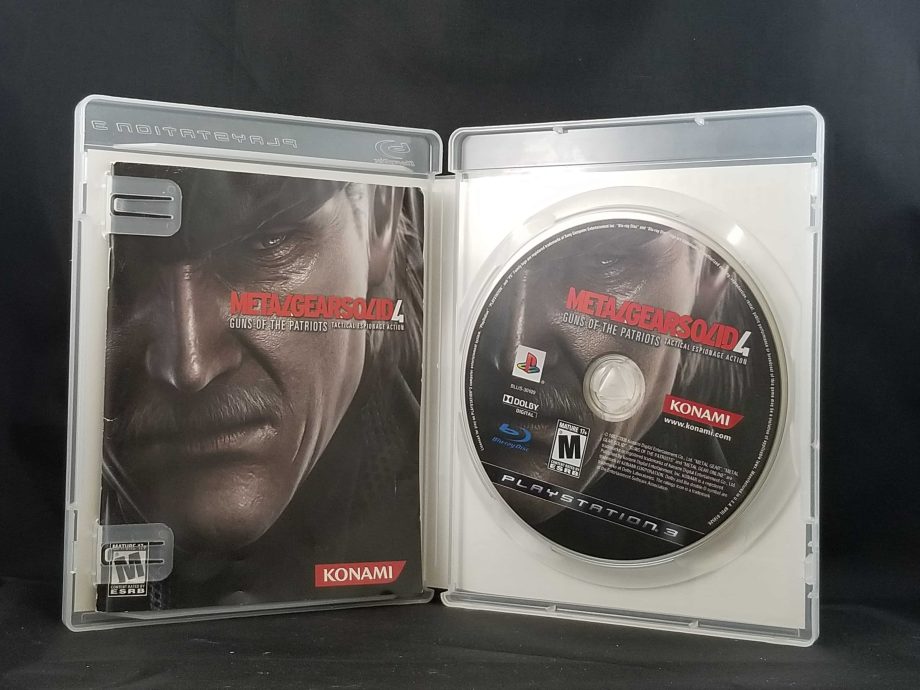 Metal Gear Solid 4 Guns Of The Patriots Disc