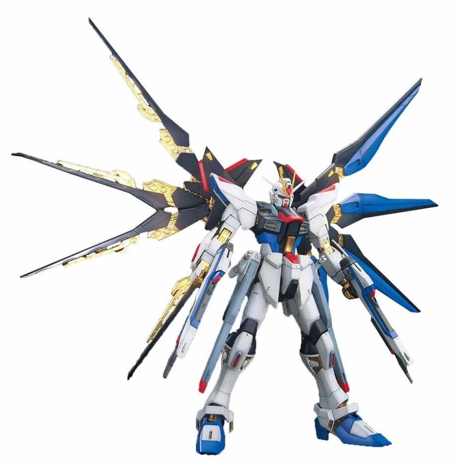 1/100 Master Grade Strike Freedom Gundam Full Burst Mode Pose 2