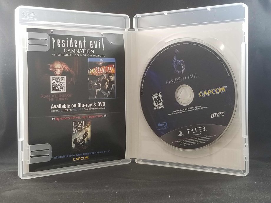 Resident Evil 6 Disc