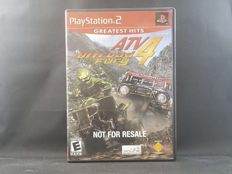 ATV Offroad Fury 4 Not For Resale Front