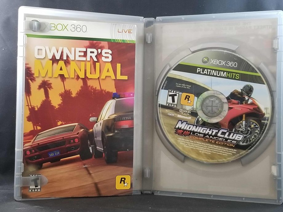 Midnight Club Los Angeles Complete Edition Disc