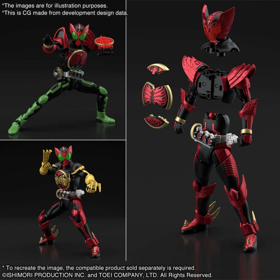 Kamen Rider OOO Tajadoru Combo Figure-Rise Standard Pose 9